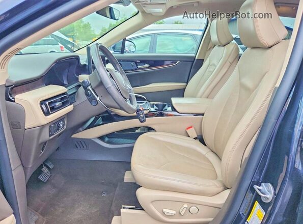 2LMPJ8K94MBL14325 2021 LINCOLN NAUTILUS Blue Вид салону спереду