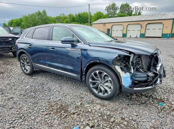 2LMPJ8K94MBL14325 2021 LINCOLN NAUTILUS Blue Передня права чверть