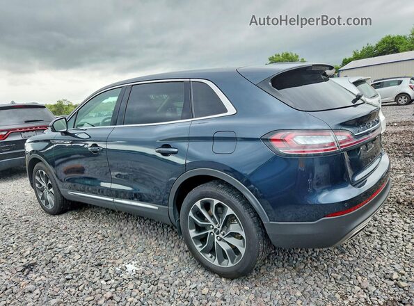 2LMPJ8K94MBL14325 2021 LINCOLN NAUTILUS Blue Задня ліва чверть