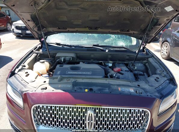 2LMPJ8K95KBL33866 2019 LINCOLN NAUTILUS Maroon Вид ззаду
