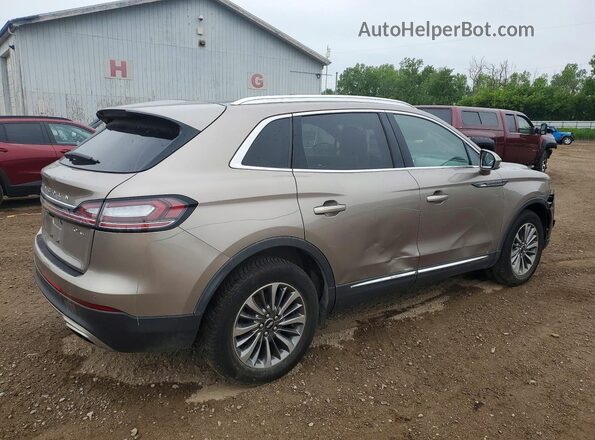 2LMPJ8K96KBL58548 2019 LINCOLN NAUTILUS Tan Trasero derecho
