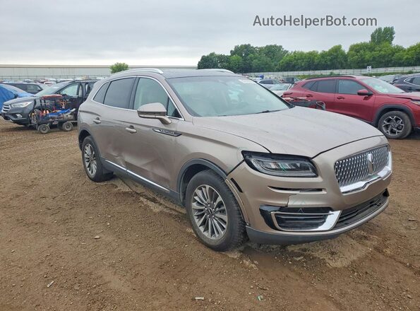 2LMPJ8K96KBL58548 2019 LINCOLN NAUTILUS Tan Delantero derecho