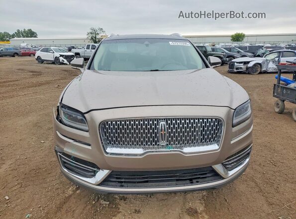 2LMPJ8K96KBL58548 2019 LINCOLN NAUTILUS Tan Vista frontal