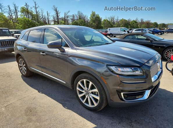 2LMPJ8K98KBL24188 2019 LINCOLN NAUTILUS Gray Front right