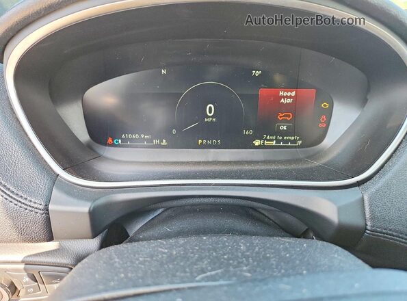 2LMPJ8K98KBL24188 2019 LINCOLN NAUTILUS Gray Instrument cluster view