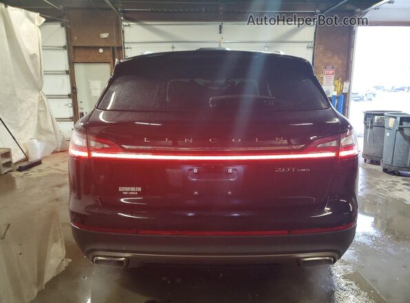 2LMPJ8K99LBL09670 2020 LINCOLN NAUTILUS Black უკანა ხედი