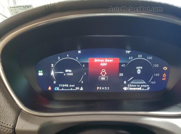 2LMPJ8K99LBL09670 2020 LINCOLN NAUTILUS Black ხელსაწყოთა პანელის ხედი