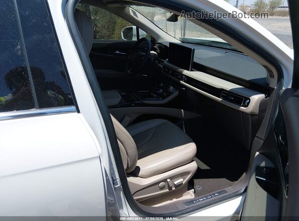2LMPJ8KP0NBL16802 2022 LINCOLN NAUTILUS White წინა სალონის ხედი