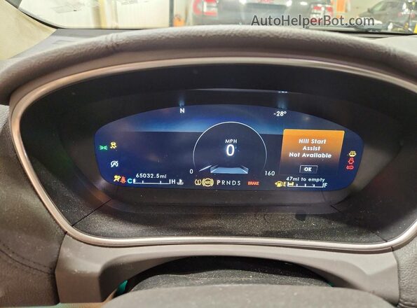 2LMPJ8KP3LBL05824 2020 LINCOLN NAUTILUS Gray Widok zestawu wskaźników
