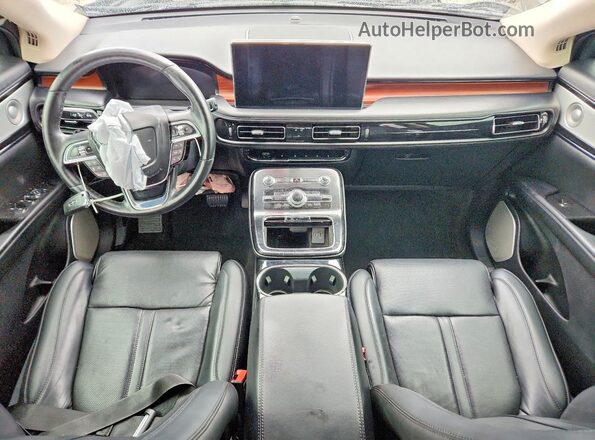 2LMPJ8KP5MBL02487 2021 LINCOLN NAUTILUS Black წინა პანელის ხედი