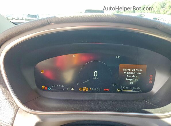 2LMPJ8KP6LBL09155 2020 LINCOLN NAUTILUS Red Սարքավորումների վահանակի տեսք