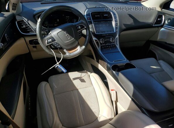 2LMPJ8KP6LBL09155 2020 LINCOLN NAUTILUS Red Առջևի վահանակի տեսք