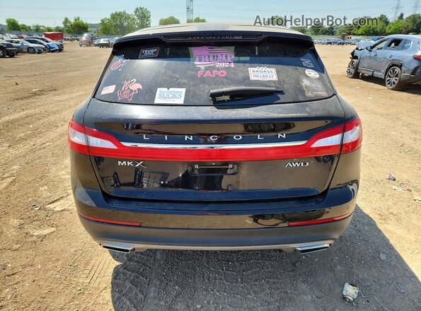 2LMPJ8KR2JBL38604 2018 LINCOLN MKX Black Հետևի տեսք