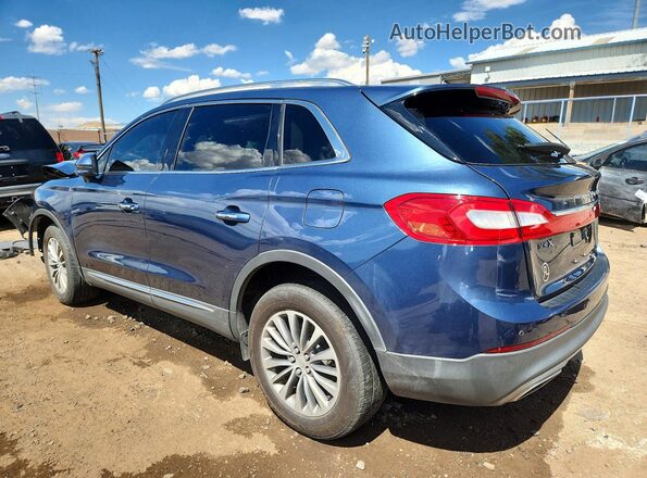 2LMPJ8KR9JBL49714 2018 LINCOLN MKX Blue Trasero izquierdo