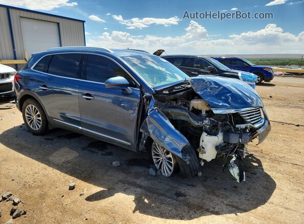 2LMPJ8KR9JBL49714 2018 LINCOLN MKX Blue Delantero derecho