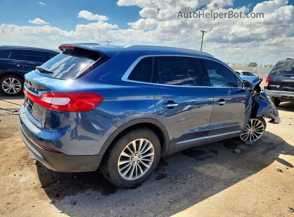 2LMPJ8KR9JBL49714 2018 LINCOLN MKX Blue Trasero derecho