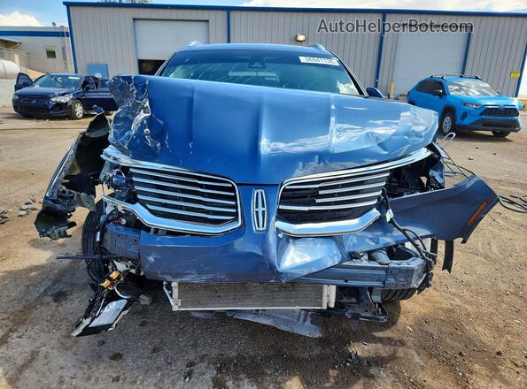 2LMPJ8KR9JBL49714 2018 LINCOLN MKX Blue Vista frontal