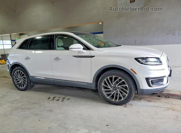 2LMPJ8L91KBL21471 2019 LINCOLN NAUTILUS White Передня права чверть