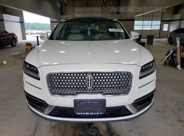 2LMPJ8L91KBL21471 2019 LINCOLN NAUTILUS White Вид спереду