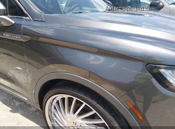 2LMPJ8L92KBL10284 2019 LINCOLN NAUTILUS Gray Widok z przodu