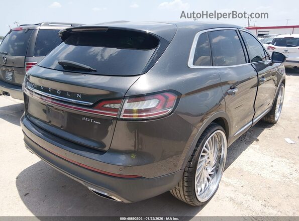 2LMPJ8L92KBL10284 2019 LINCOLN NAUTILUS Gray Tył prawy