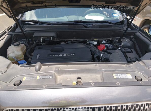2LMPJ8L92KBL10284 2019 LINCOLN NAUTILUS Gray Widok z tyłu