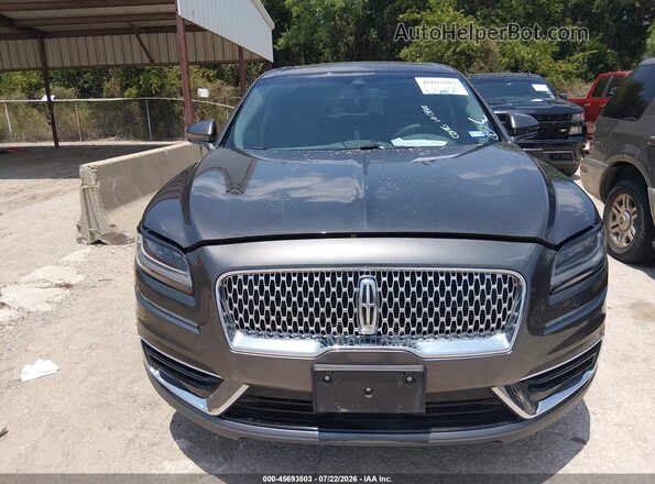 2LMPJ8L92KBL10284 2019 LINCOLN NAUTILUS Gray Widok zestawu wskaźników