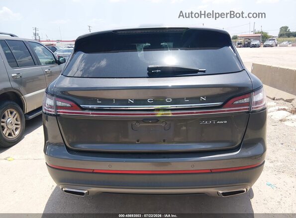 2LMPJ8L92KBL10284 2019 LINCOLN NAUTILUS Gray 