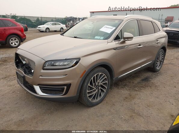 2LMPJ8L92KBL60862 2019 LINCOLN NAUTILUS Gray Front left