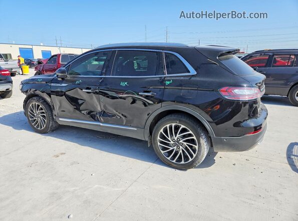 2LMPJ8L94KBL14854 2019 LINCOLN NAUTILUS Black Rear left