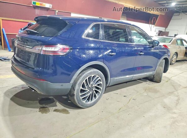 2LMPJ8L96KBL37228 2019 LINCOLN NAUTILUS Blue Trasero derecho