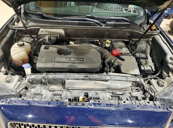 2LMPJ8L96KBL37228 2019 LINCOLN NAUTILUS Blue Vista del compartimento del motor