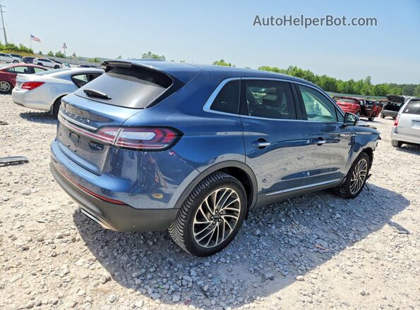 2LMPJ8L96KBL62033 2019 LINCOLN NAUTILUS Blue Задня права чверть