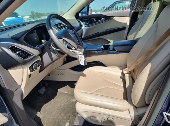 2LMPJ8L96KBL62033 2019 LINCOLN NAUTILUS Blue Вид салону спереду