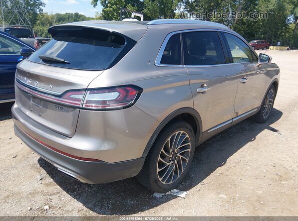 2LMPJ8L97KBL41577 2019 LINCOLN NAUTILUS Champagne Задняя правая четверть