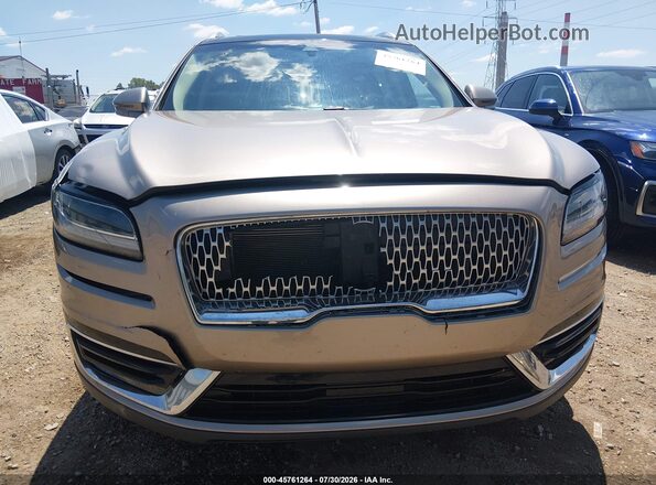 2LMPJ8L97KBL41577 2019 LINCOLN NAUTILUS Champagne Вид щитка приборов