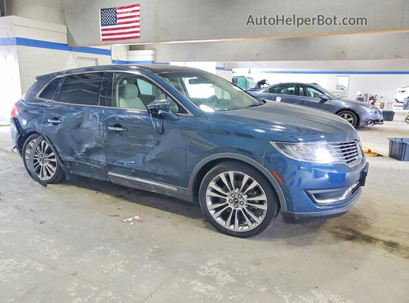 2LMPJ8LP2GBL22182 2016 LINCOLN MKX Blue Առջևի աջ