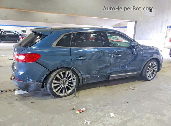 2LMPJ8LP2GBL22182 2016 LINCOLN MKX Blue Հետևի աջ
