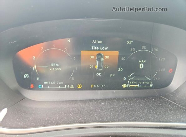 2LMPJ8LP2KBL12776 2019 LINCOLN NAUTILUS White Instrument cluster view