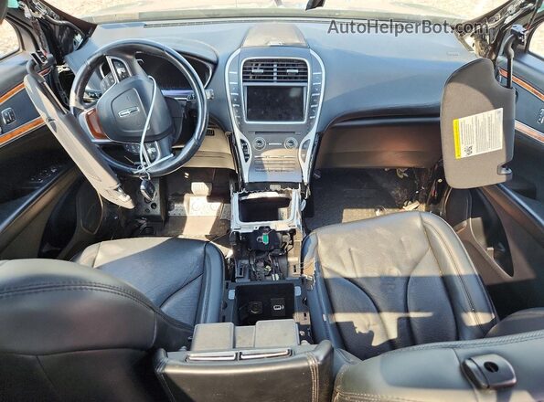 2LMPJ8LP2KBL34924 2019 LINCOLN NAUTILUS Black Առջևի վահանակի տեսք