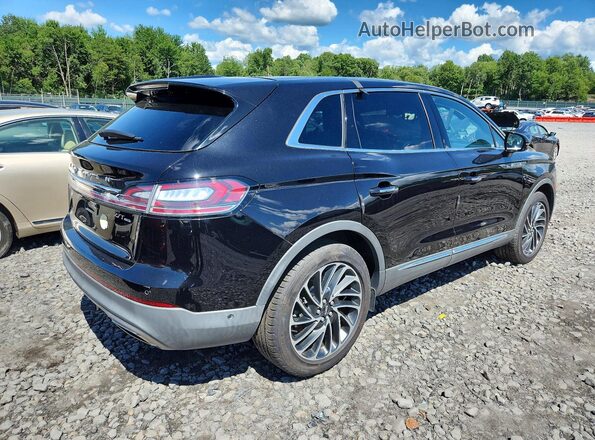2LMPJ8LP2KBL34924 2019 LINCOLN NAUTILUS Black Հետևի աջ