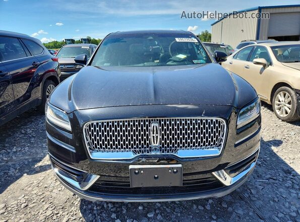 2LMPJ8LP2KBL34924 2019 LINCOLN NAUTILUS Black Դիմացի տեսք