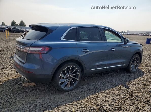 2LMPJ8LP3KBL59136 2019 LINCOLN NAUTILUS Blue Tył prawy