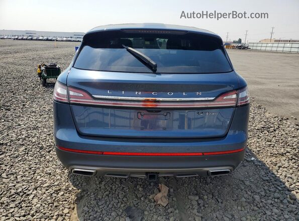 2LMPJ8LP3KBL59136 2019 LINCOLN NAUTILUS Blue Widok z tyłu