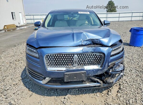 2LMPJ8LP3KBL59136 2019 LINCOLN NAUTILUS Blue Widok z przodu