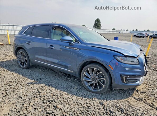 2LMPJ8LP3KBL59136 2019 LINCOLN NAUTILUS Blue Przód prawy