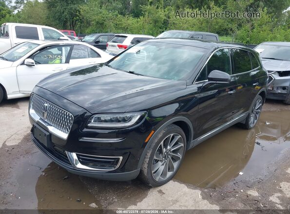 2LMPJ8LP5KBL22962 2019 LINCOLN NAUTILUS Черный Передняя левая четверть