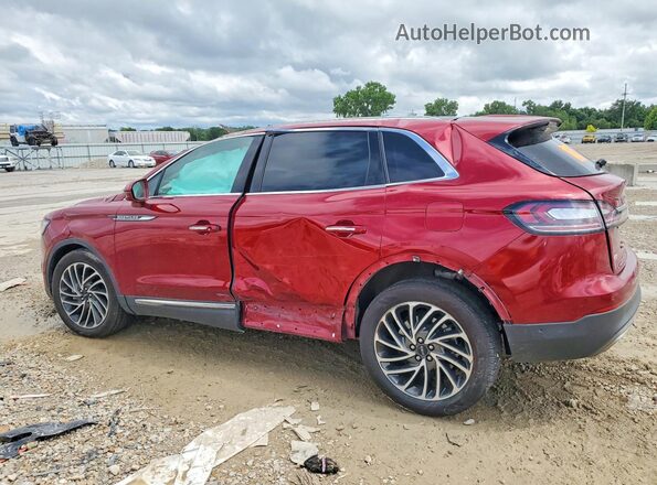 2LMPJ8LP5KBL65441 2019 LINCOLN NAUTILUS Red Tył lewy