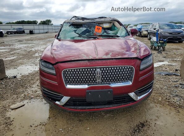 2LMPJ8LP5KBL65441 2019 LINCOLN NAUTILUS Red Widok z przodu