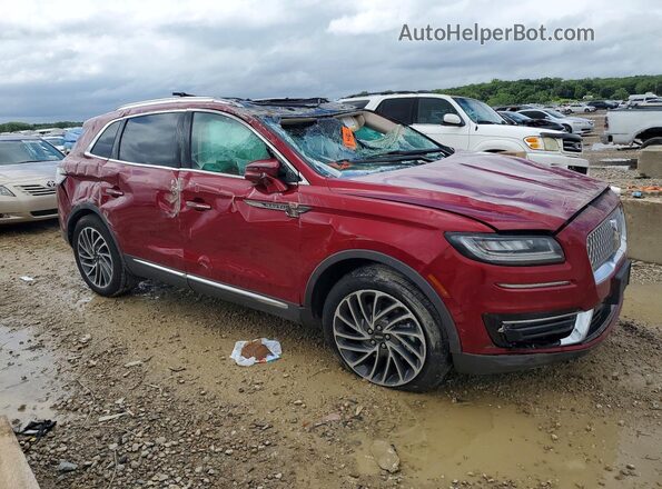 2LMPJ8LP5KBL65441 2019 LINCOLN NAUTILUS Red Przód prawy